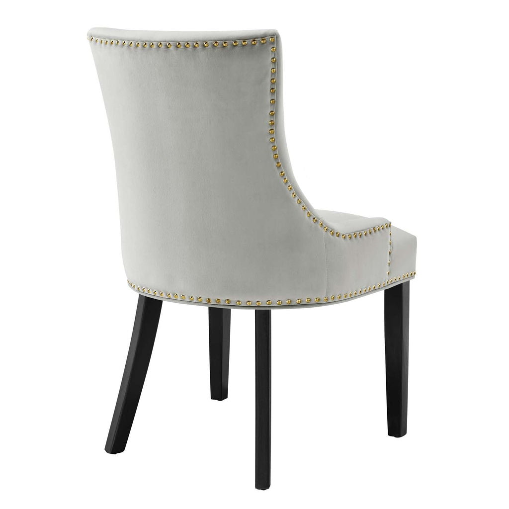 Marquis Performance Velvet Dining Chairs Set of 2 by Modway