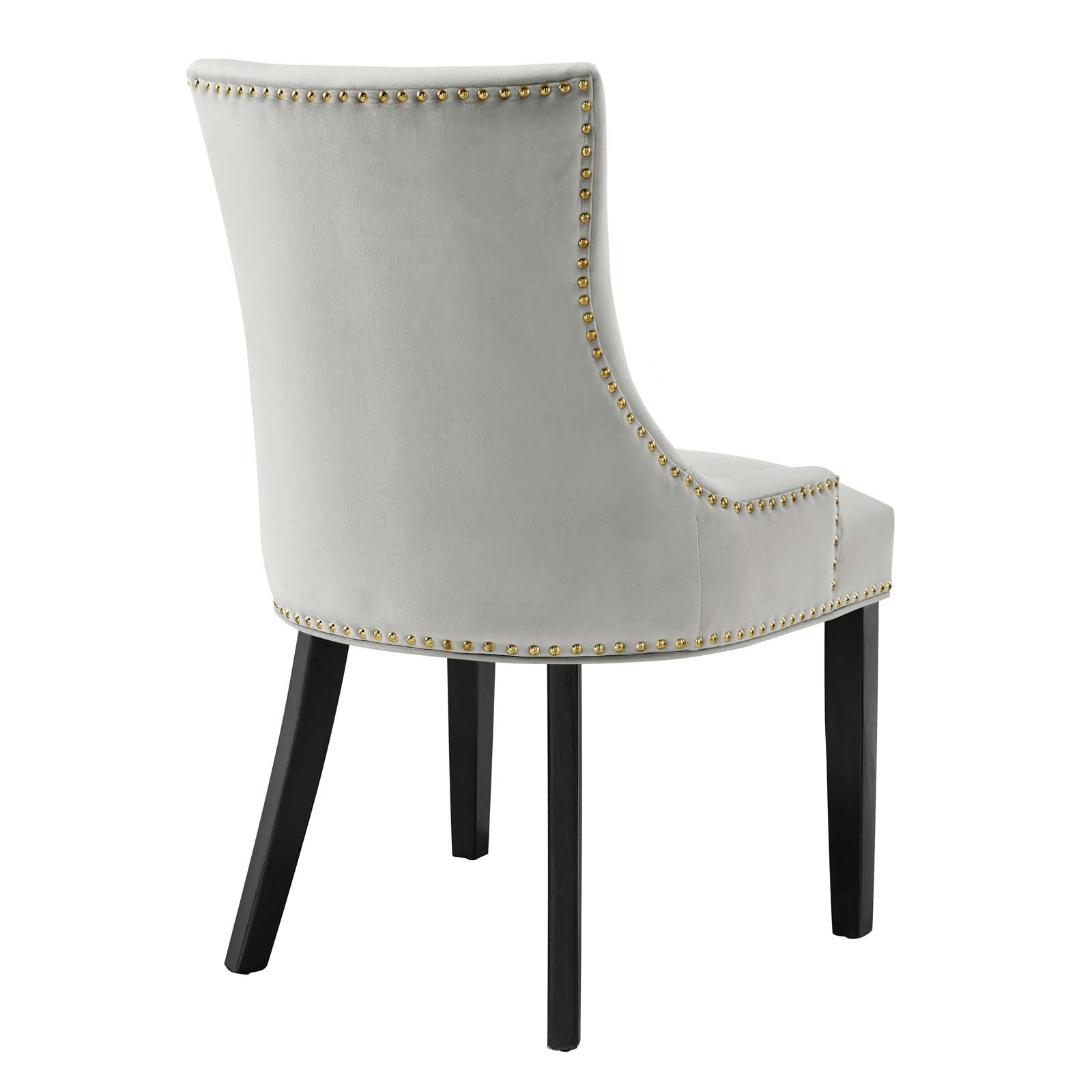 Marquis Performance Velvet Dining Chairs Set of 2 by Modway