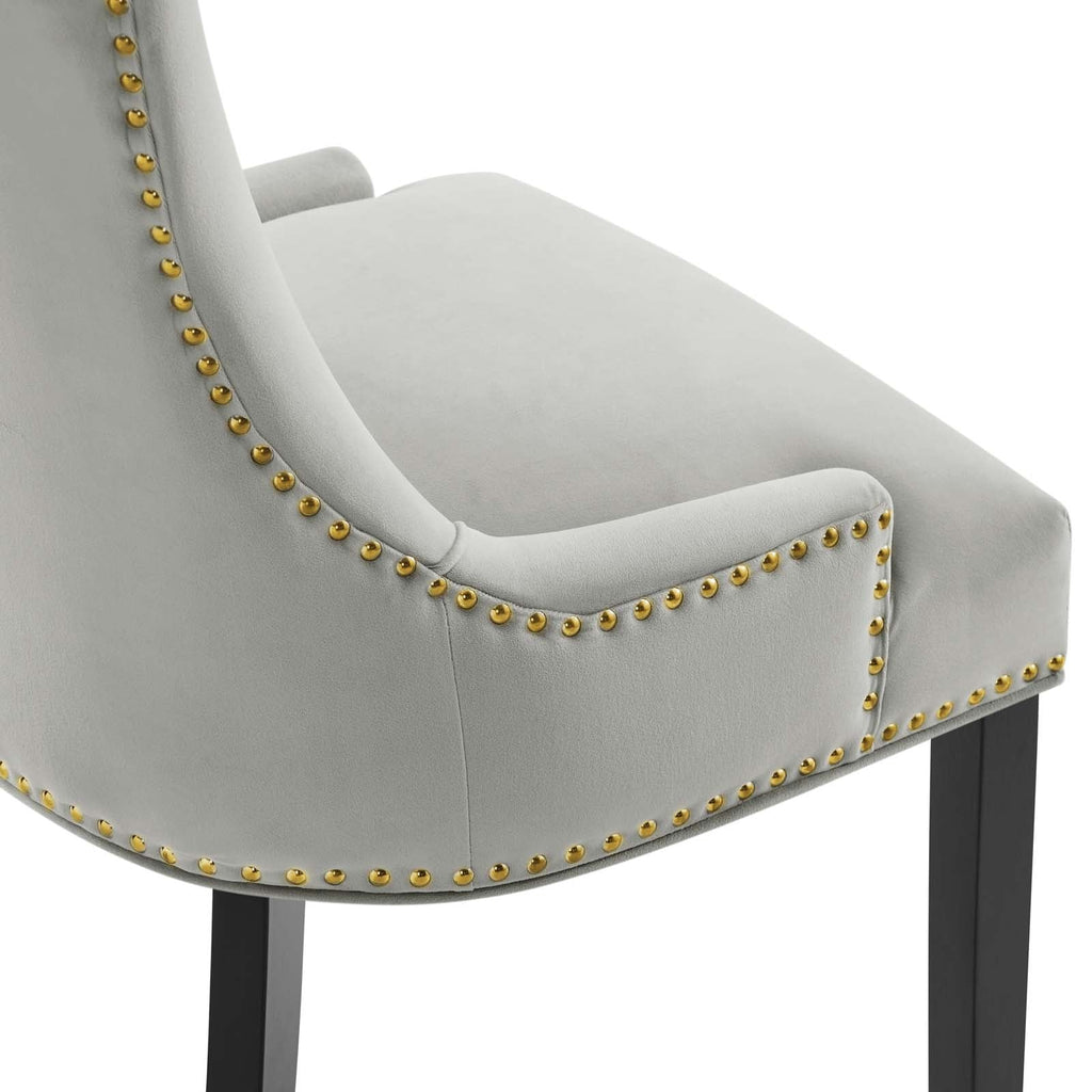 Marquis Performance Velvet Dining Chairs Set of 2 by Modway