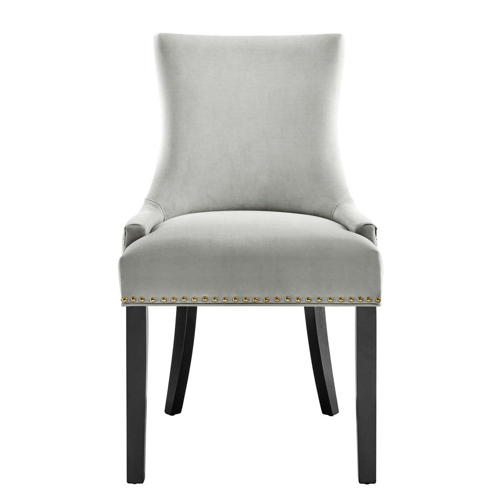 Marquis Performance Velvet Dining Chairs Set of 2 by Modway