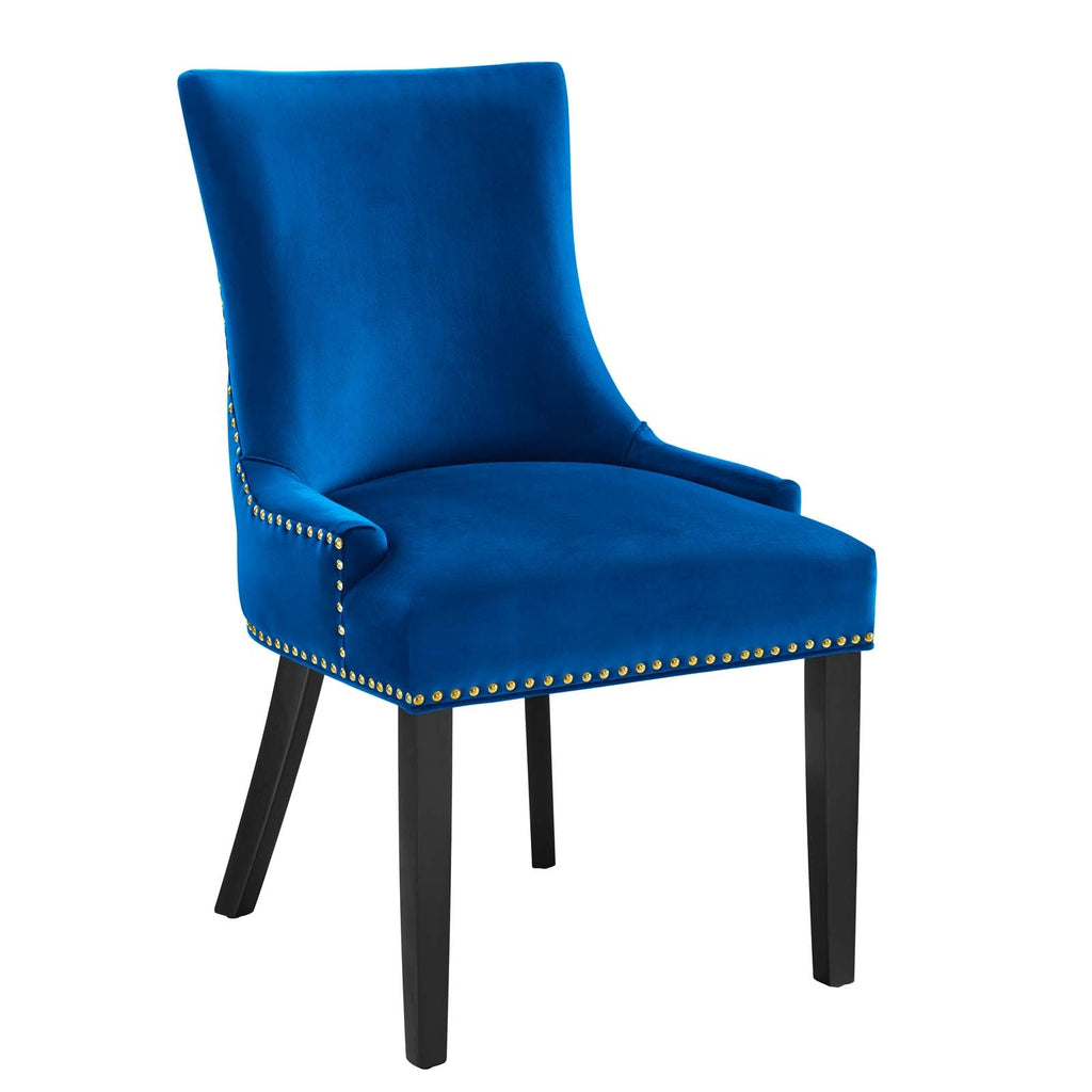 Marquis Performance Velvet Dining Chairs Set of 2 by Modway
