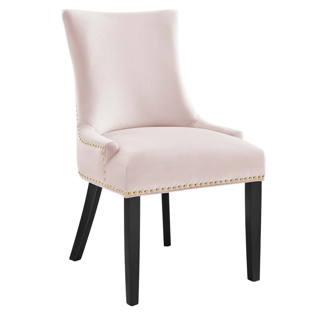 Marquis Performance Velvet Dining Chairs Set of 2 by Modway