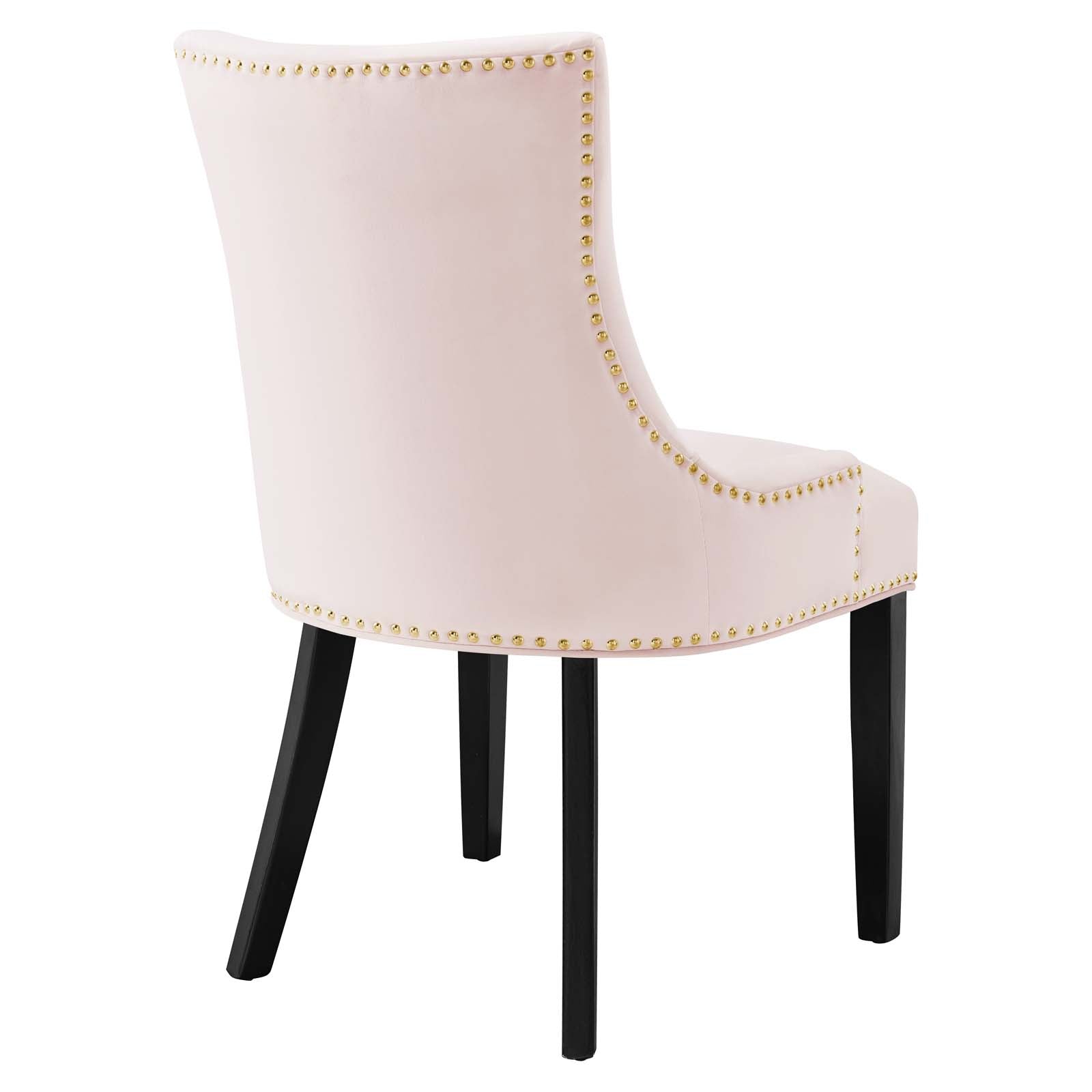 Marquis Performance Velvet Dining Chairs Set of 2 by Modway