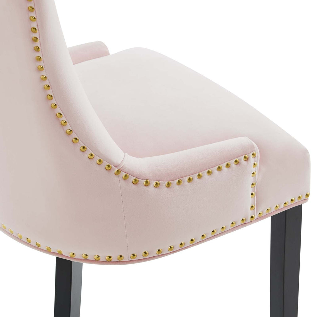 Marquis Performance Velvet Dining Chairs Set of 2 by Modway