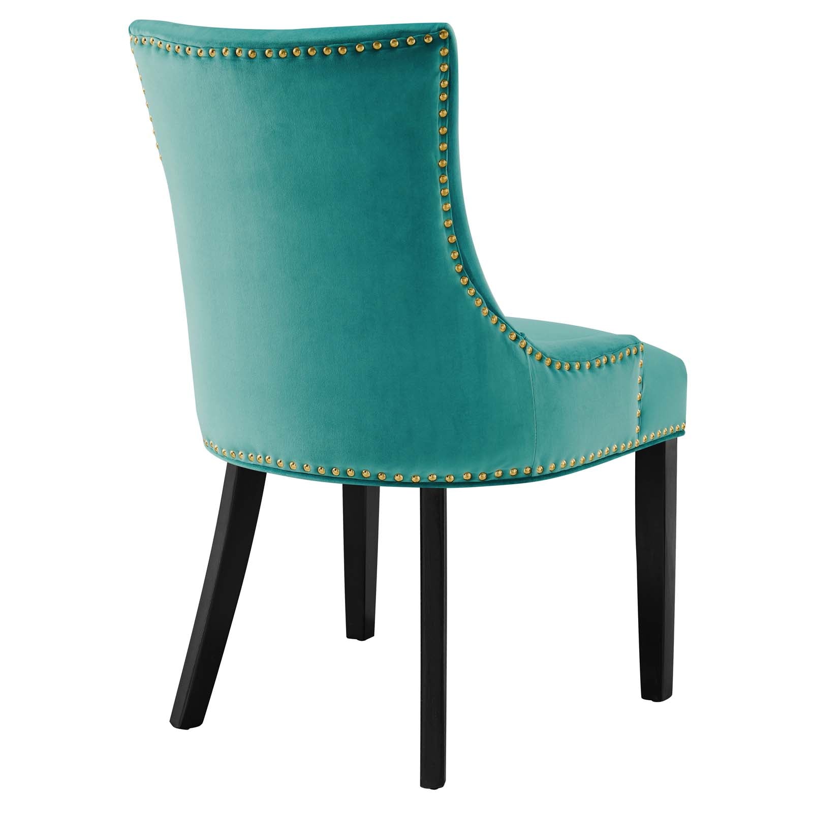 Marquis Performance Velvet Dining Chairs Set of 2 by Modway