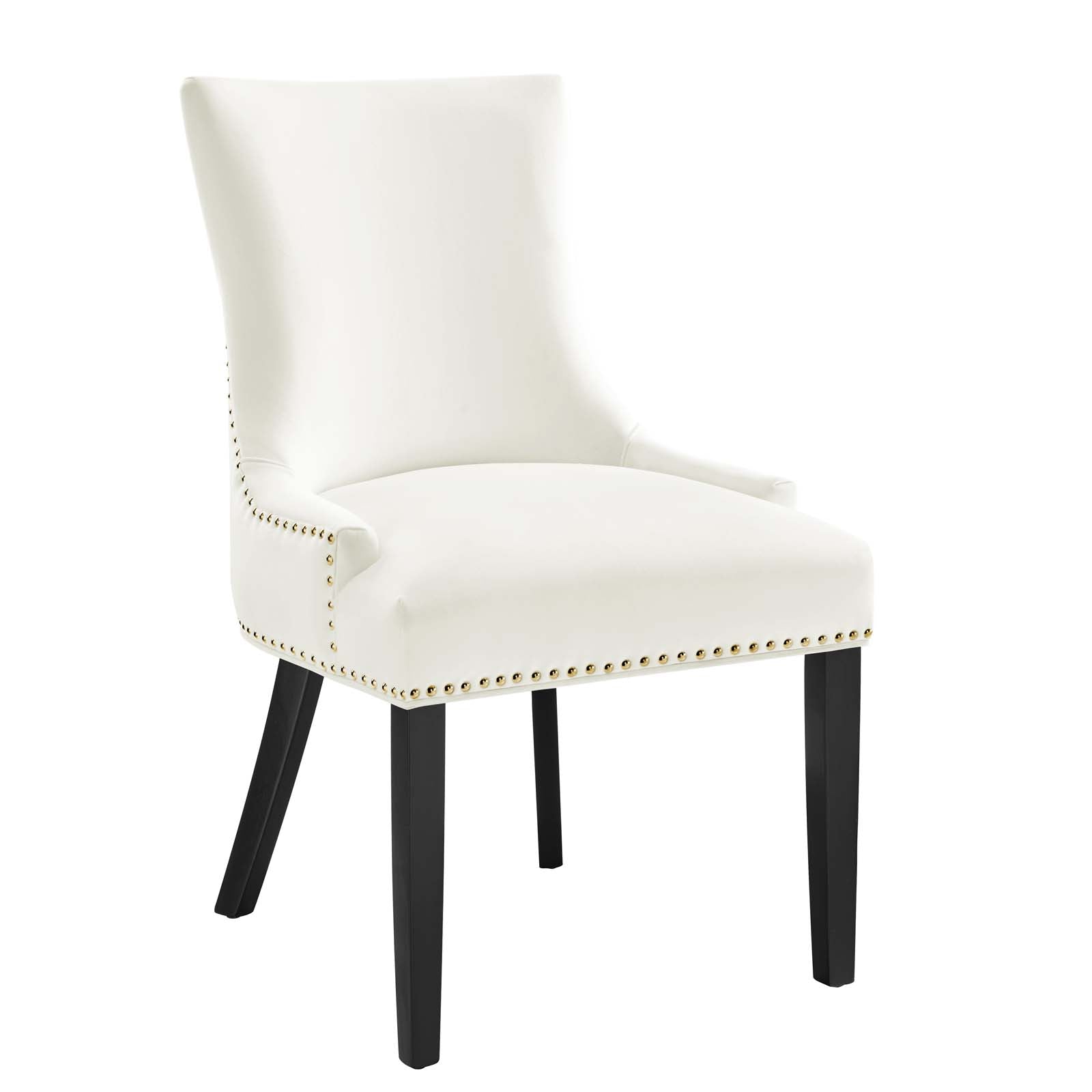 Marquis Performance Velvet Dining Chairs Set of 2 by Modway