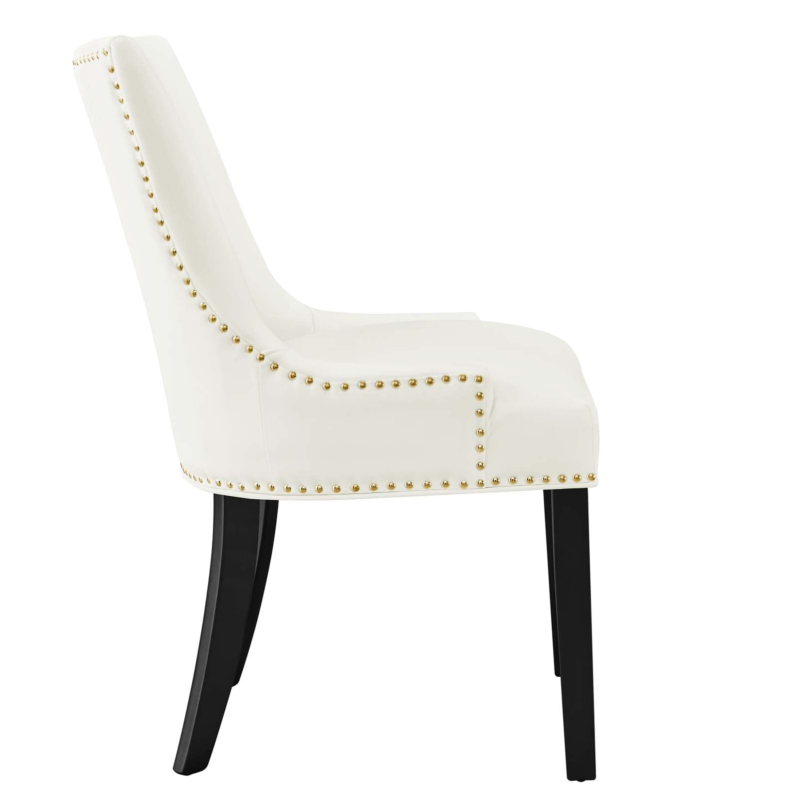 Marquis Performance Velvet Dining Chairs Set of 2 by Modway