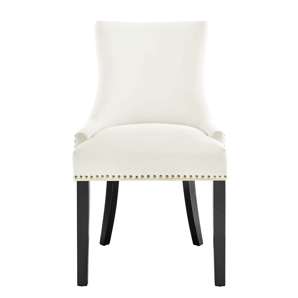 Marquis Performance Velvet Dining Chairs Set of 2 by Modway