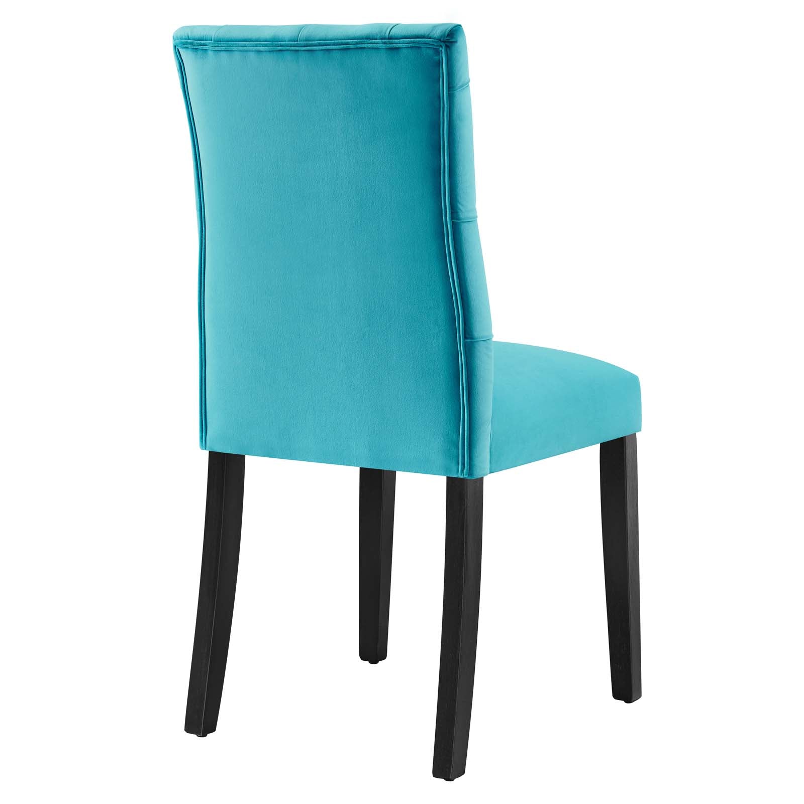 Duchess Performance Velvet Dining Chairs Set of 2 by Modway
