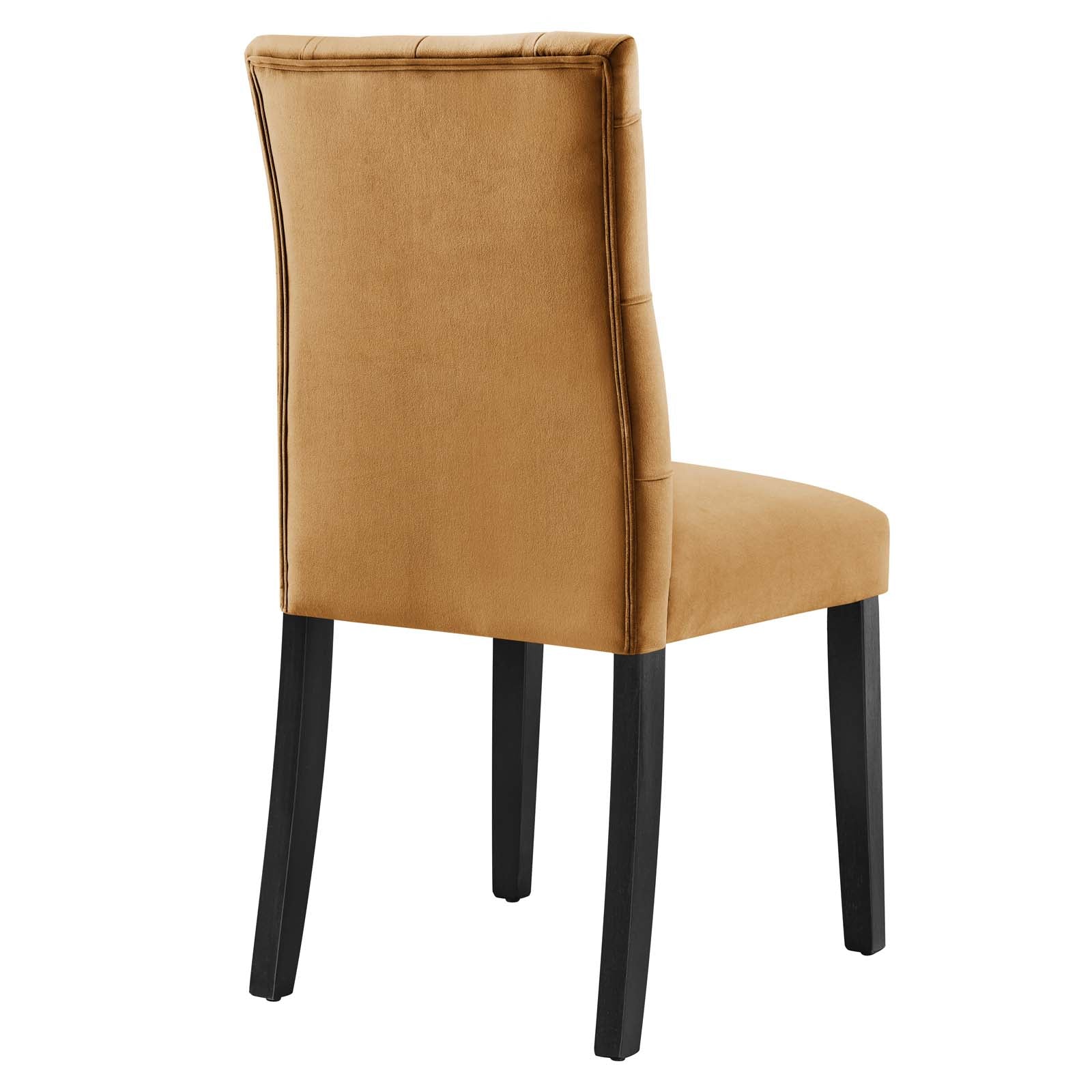 Duchess Performance Velvet Dining Chairs Set of 2 by Modway