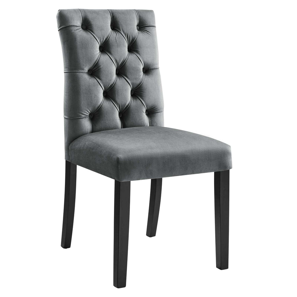 Duchess Performance Velvet Dining Chairs Set of 2 by Modway