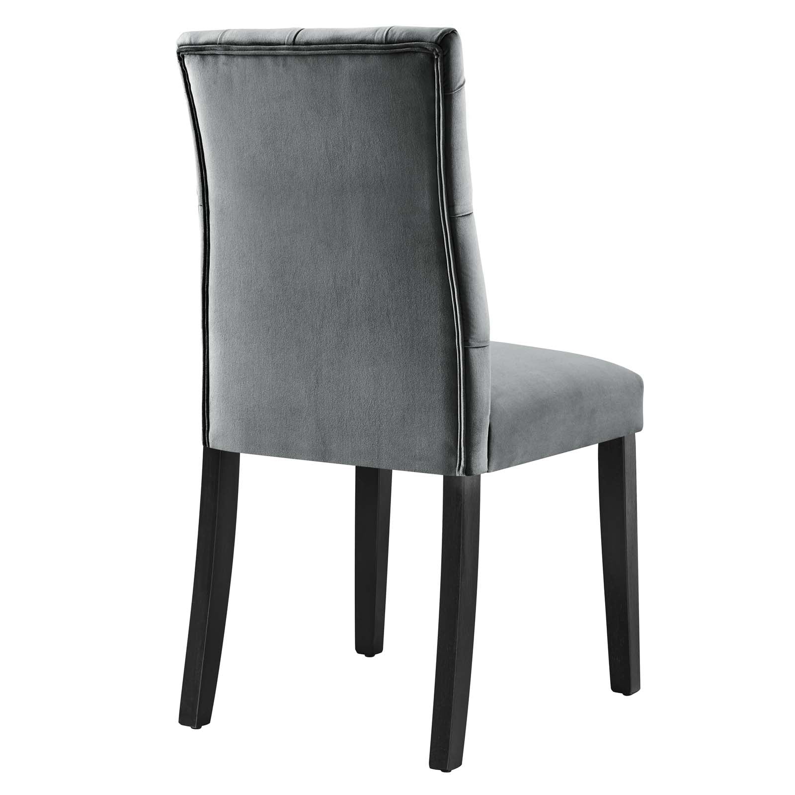 Duchess Performance Velvet Dining Chairs Set of 2 by Modway