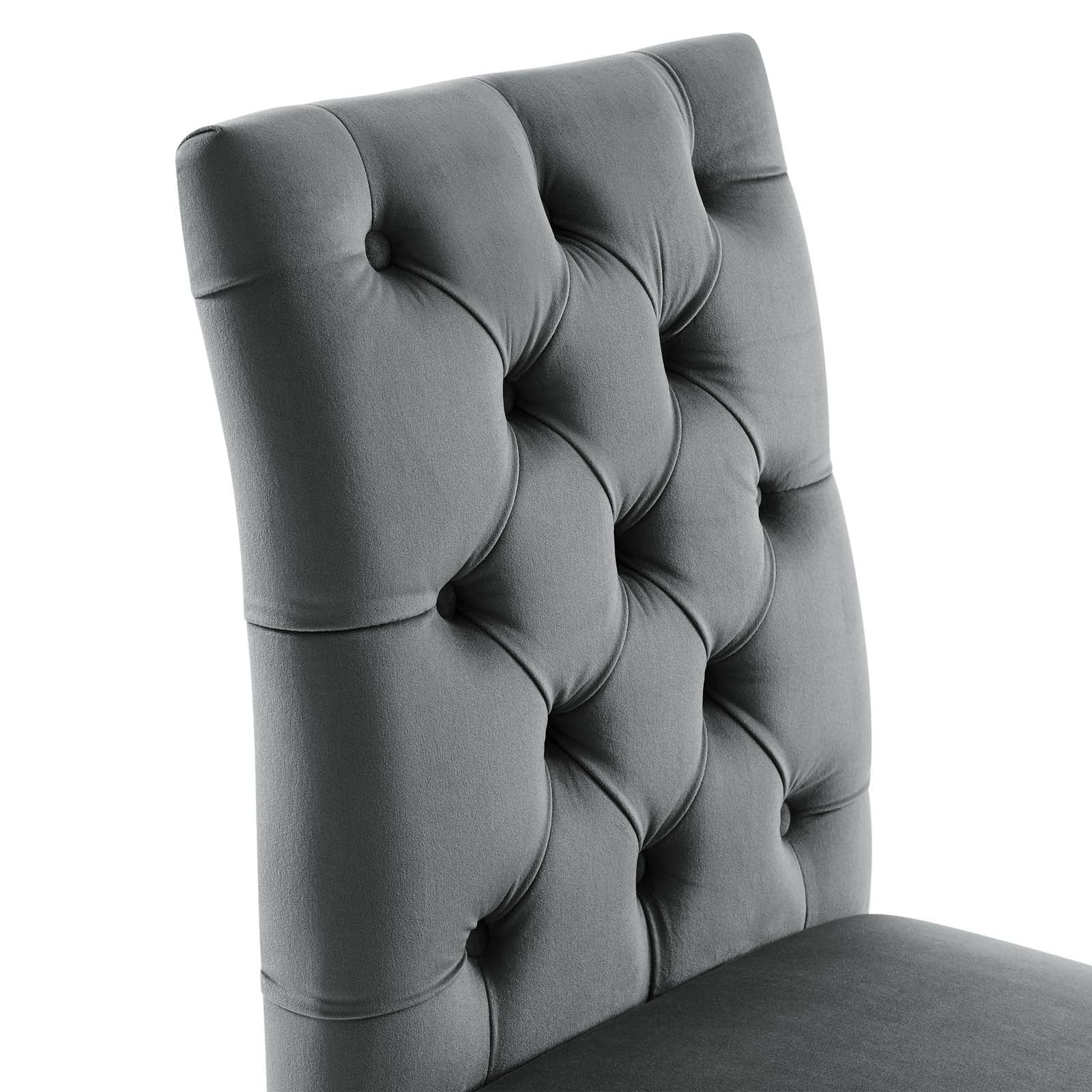 Duchess Performance Velvet Dining Chairs Set of 2 by Modway