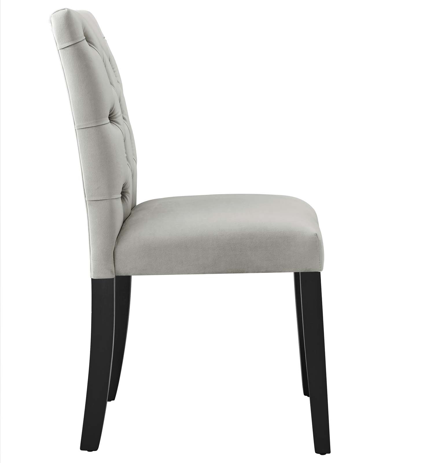 Duchess Performance Velvet Dining Chairs Set of 2 by Modway