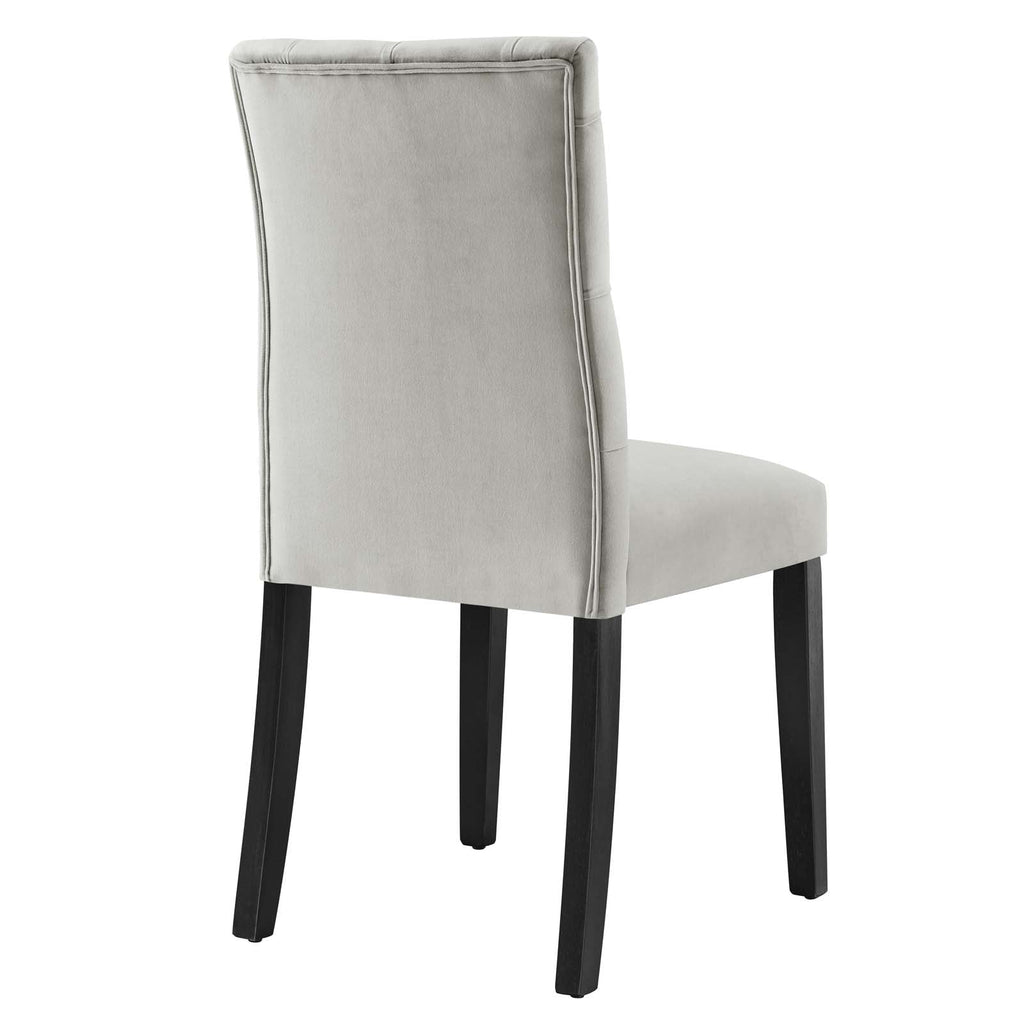 Duchess Performance Velvet Dining Chairs Set of 2 by Modway