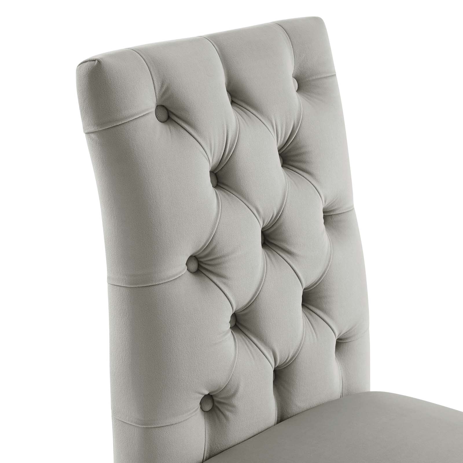 Duchess Performance Velvet Dining Chairs Set of 2 by Modway