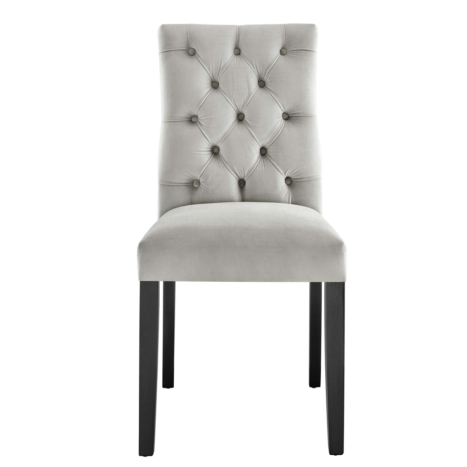 Duchess Performance Velvet Dining Chairs Set of 2 by Modway