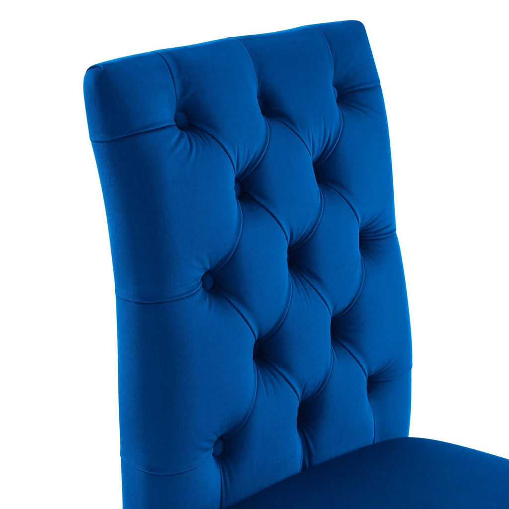 Duchess Performance Velvet Dining Chairs Set of 2 by Modway