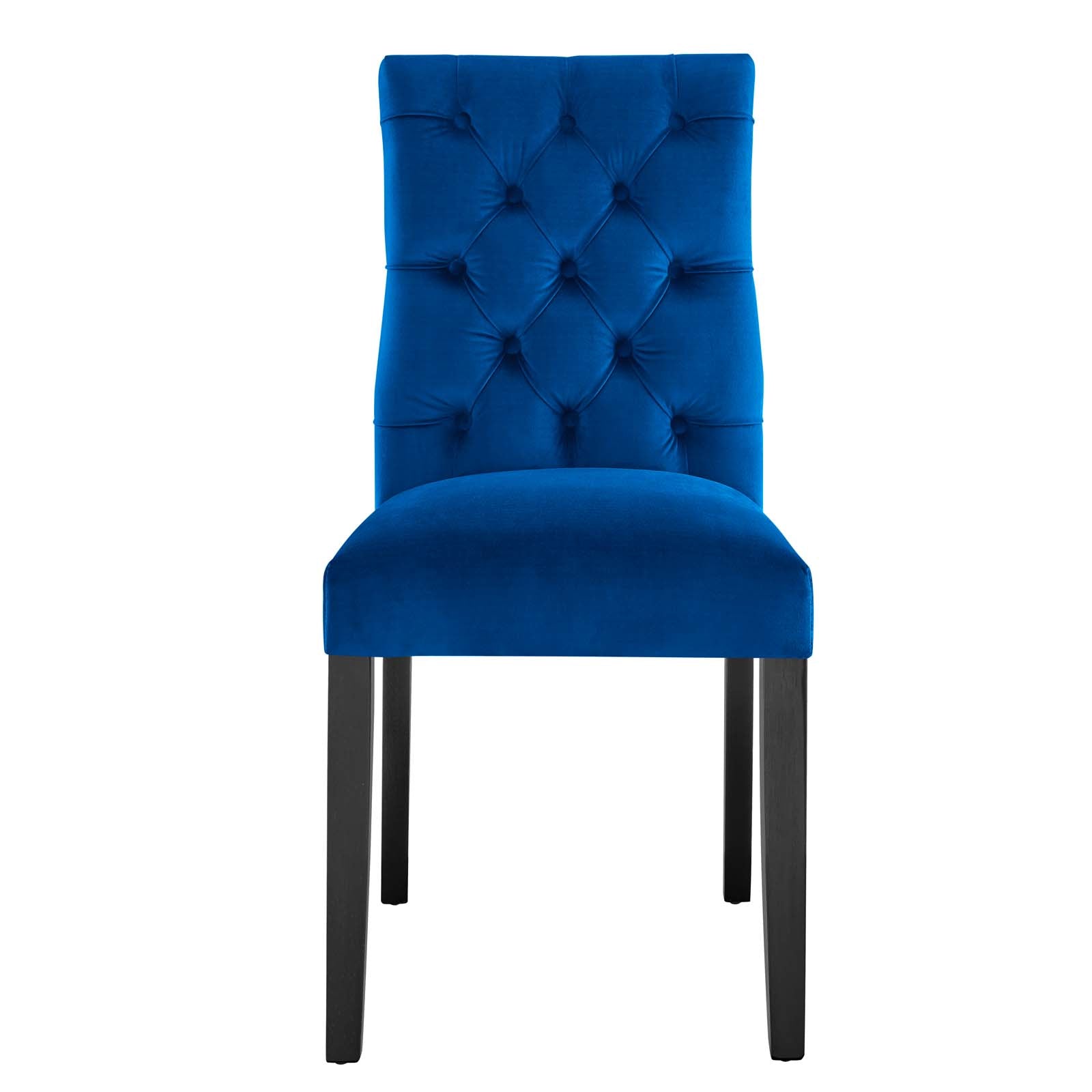 Duchess Performance Velvet Dining Chairs Set of 2 by Modway