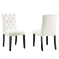 Duchess Performance Velvet Dining Chairs Set of 2 by Modway