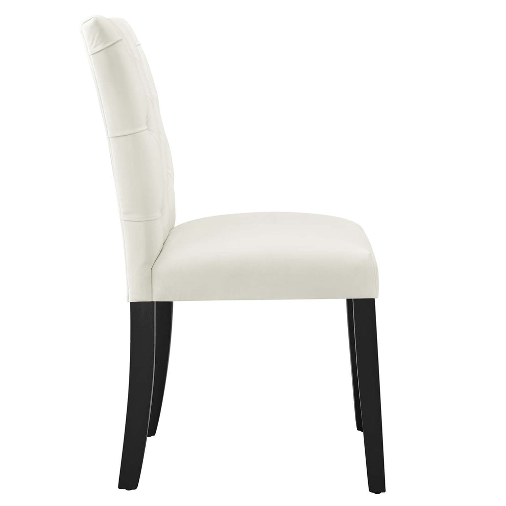 Duchess Performance Velvet Dining Chairs Set of 2 by Modway