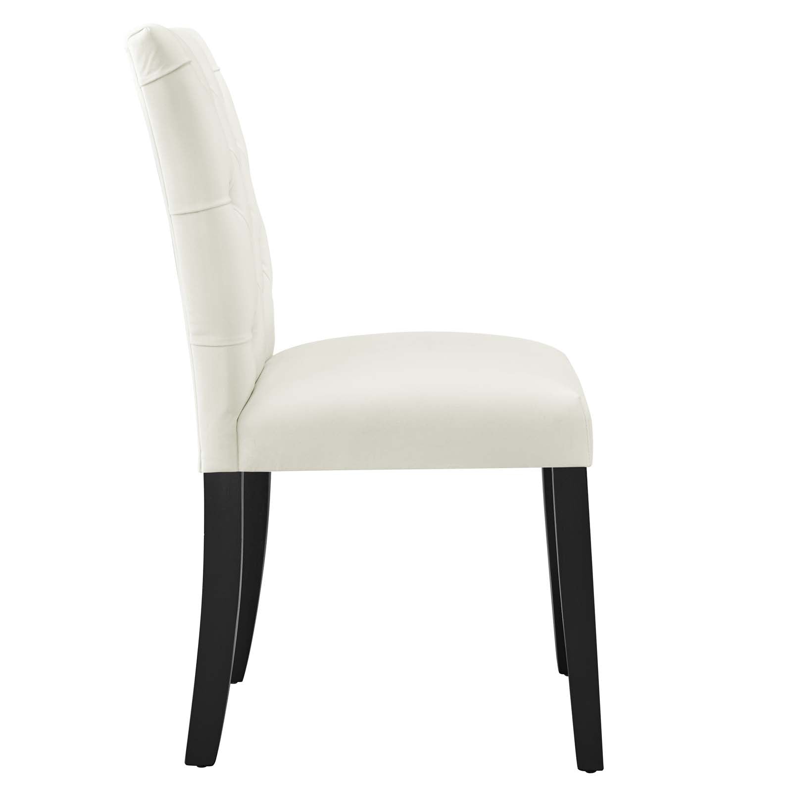 Duchess Performance Velvet Dining Chairs Set of 2 by Modway