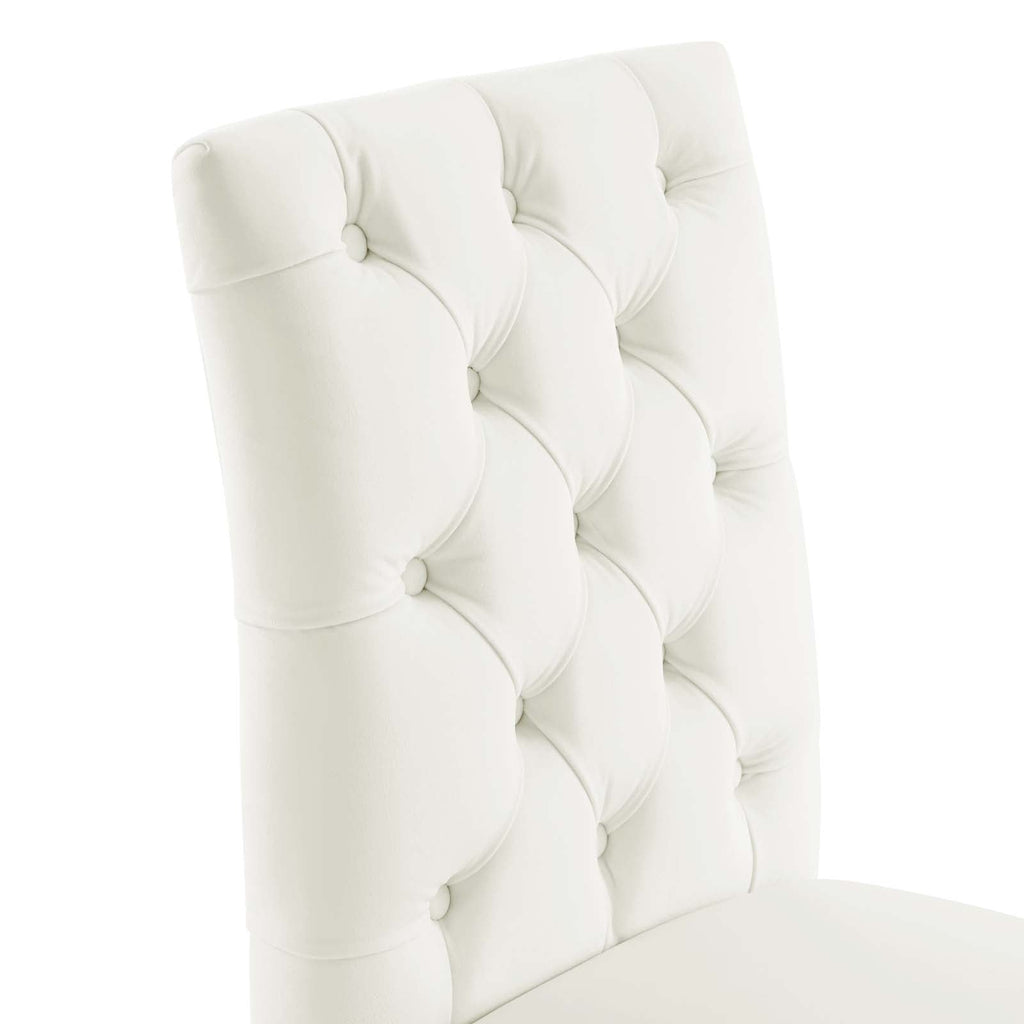 Duchess Performance Velvet Dining Chairs Set of 2 by Modway