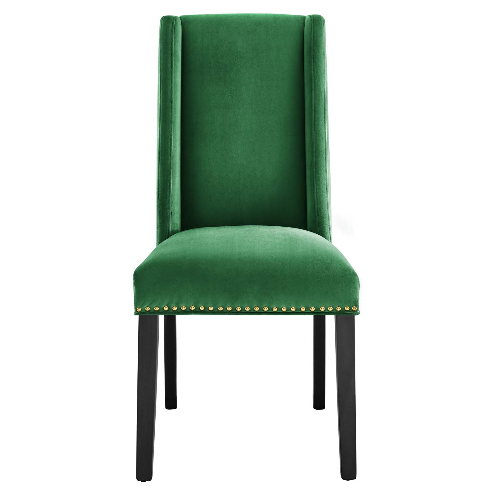 Baron Performance Velvet Dining Chairs Set of 2 by Modway