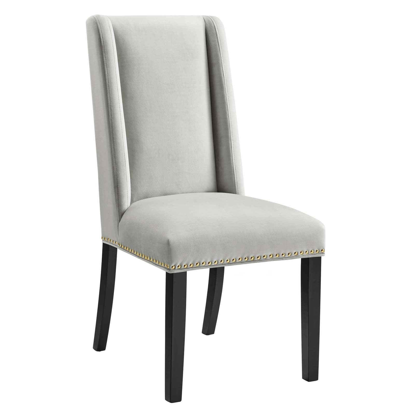 Baron Performance Velvet Dining Chairs Set of 2 by Modway