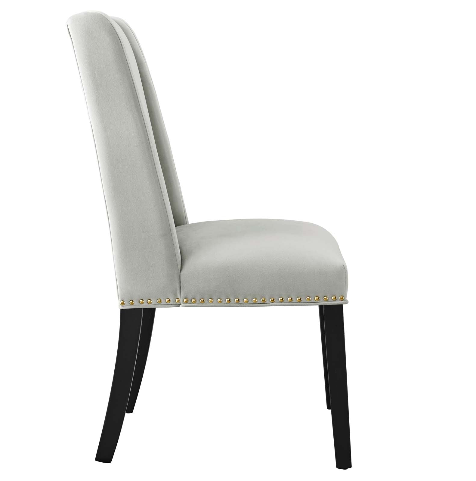Baron Performance Velvet Dining Chairs Set of 2 by Modway