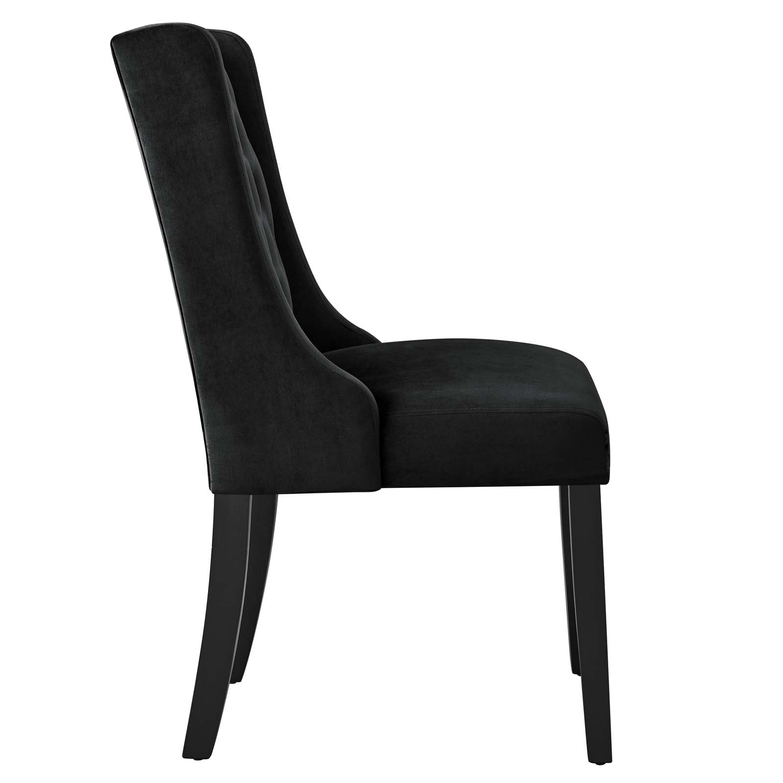 Baronet Performance Velvet Dining Chairs Set of 2 by Modway