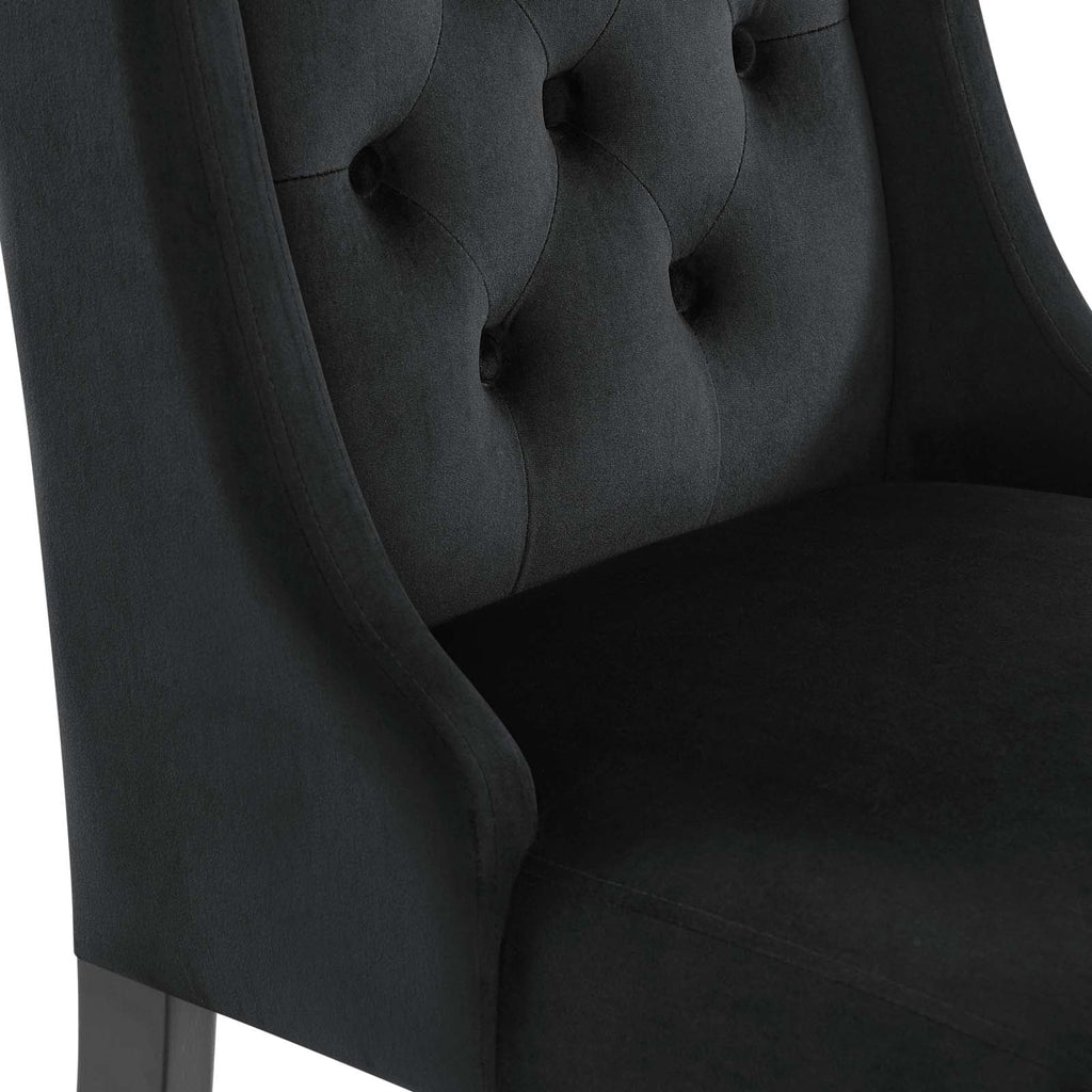 Baronet Performance Velvet Dining Chairs Set of 2 by Modway
