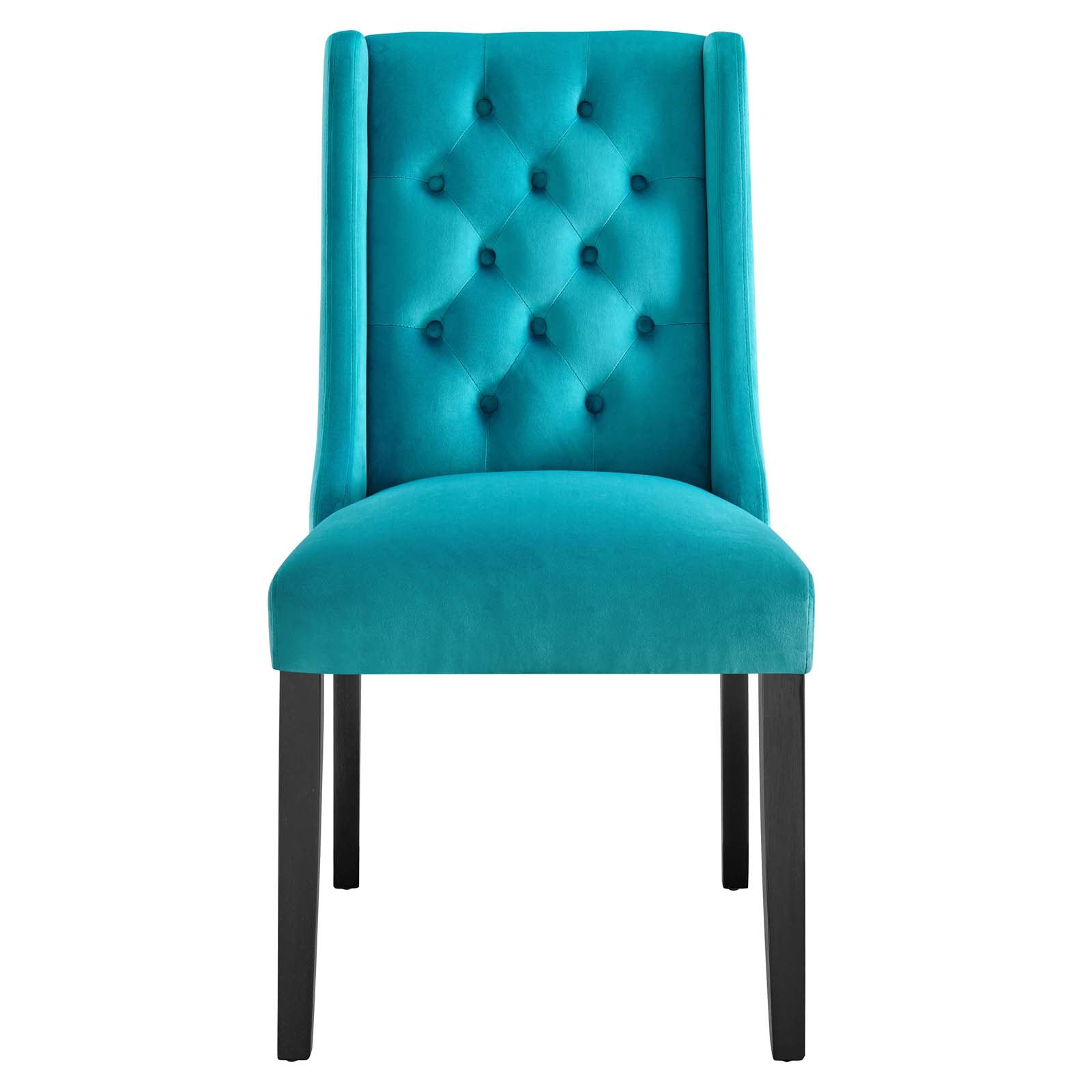 Baronet Performance Velvet Dining Chairs Set of 2 by Modway