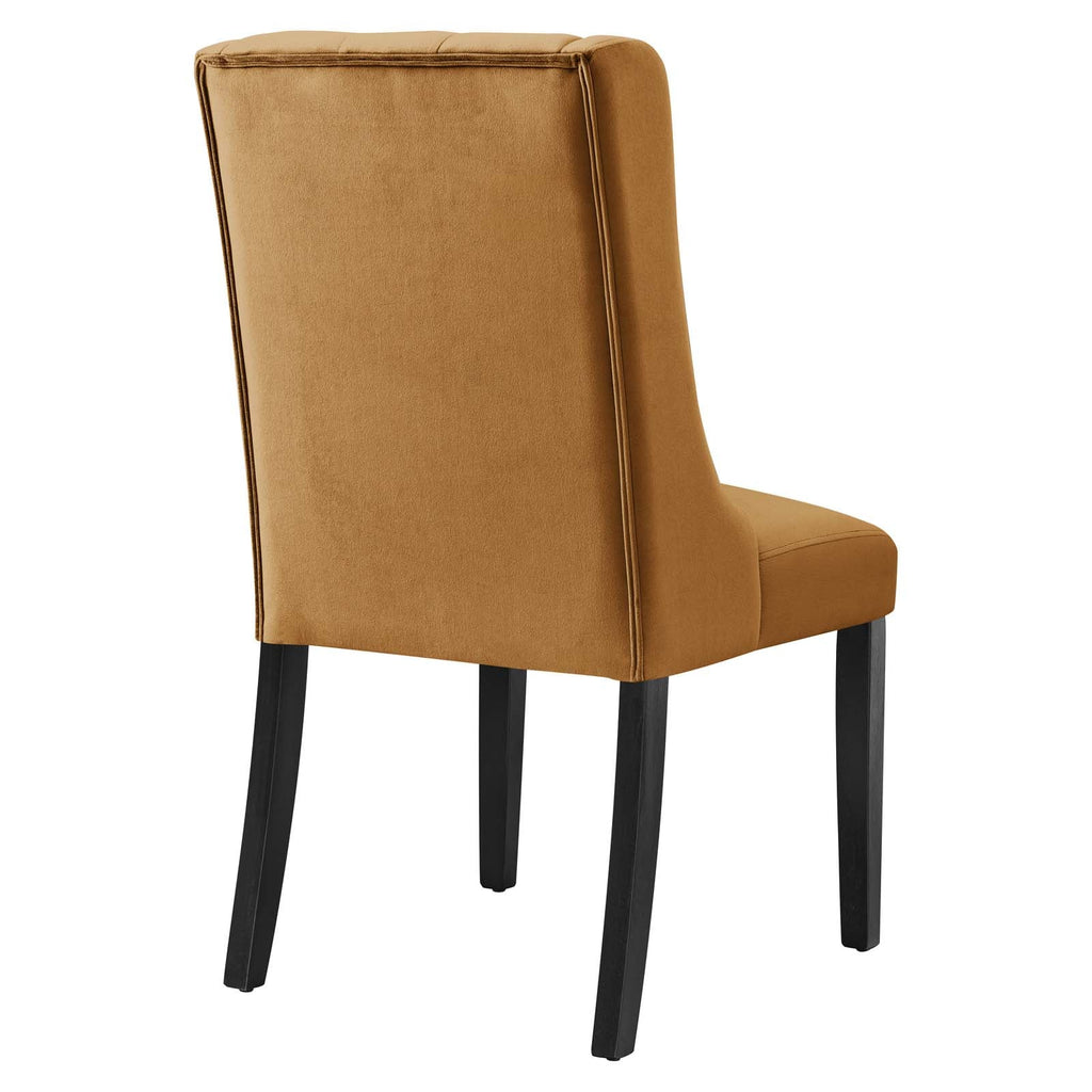 Baronet Performance Velvet Dining Chairs Set of 2 by Modway