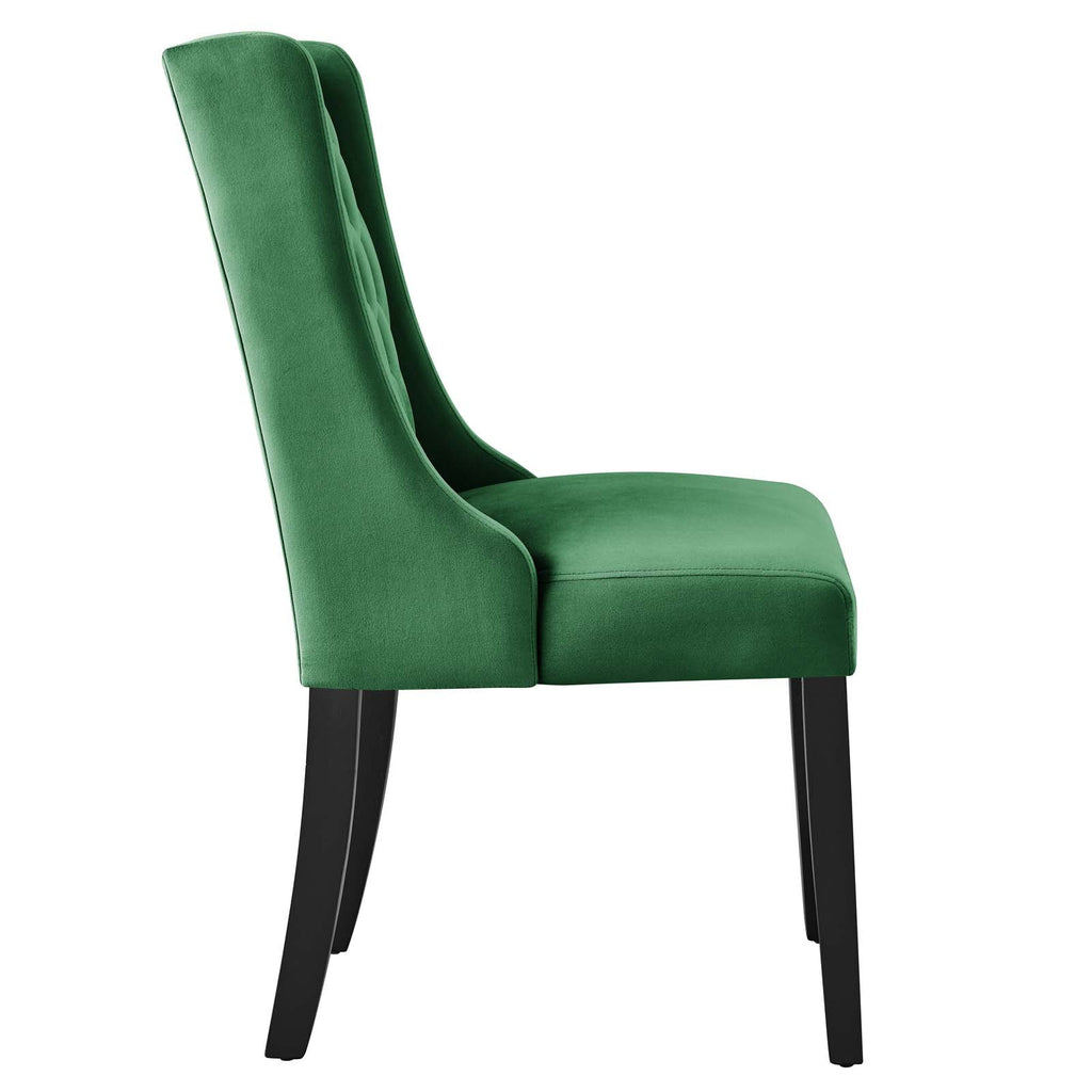 Baronet Performance Velvet Dining Chairs Set of 2 by Modway
