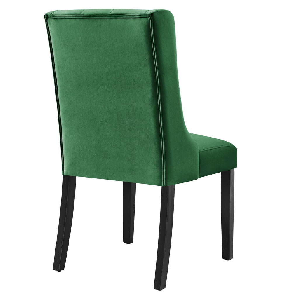 Baronet Performance Velvet Dining Chairs Set of 2 by Modway
