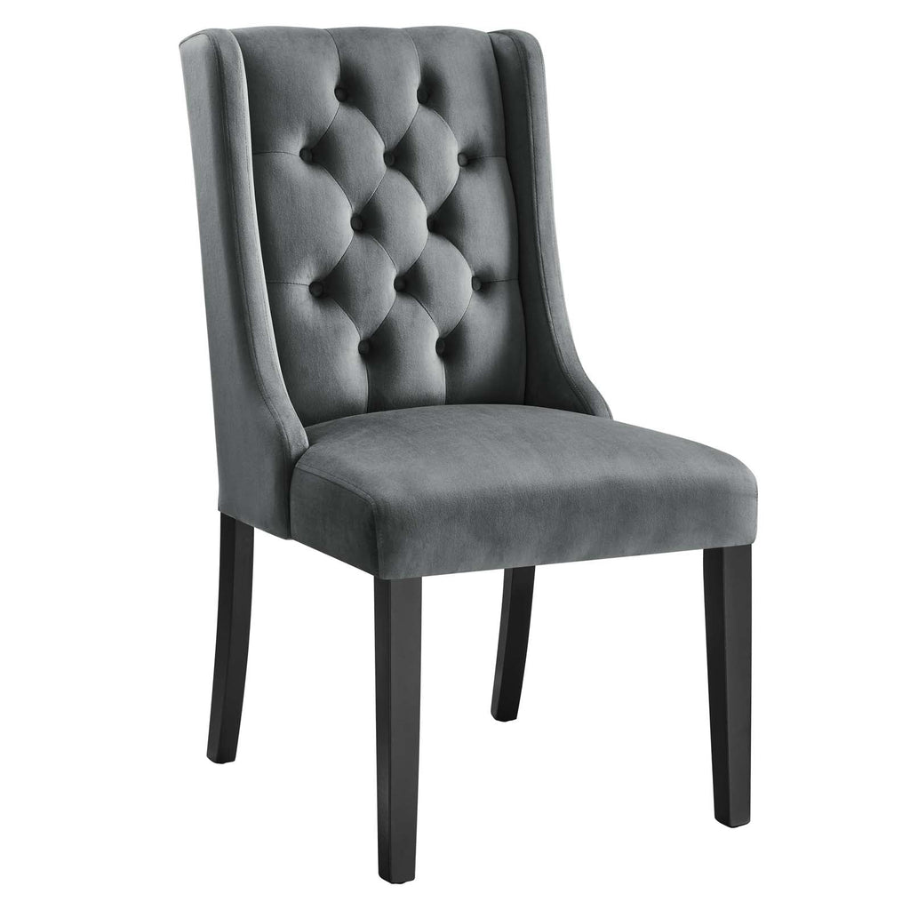 Baronet Performance Velvet Dining Chairs Set of 2 by Modway
