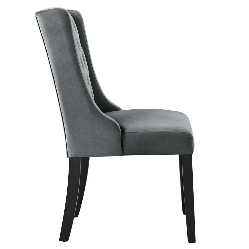 Baronet Performance Velvet Dining Chairs Set of 2 by Modway
