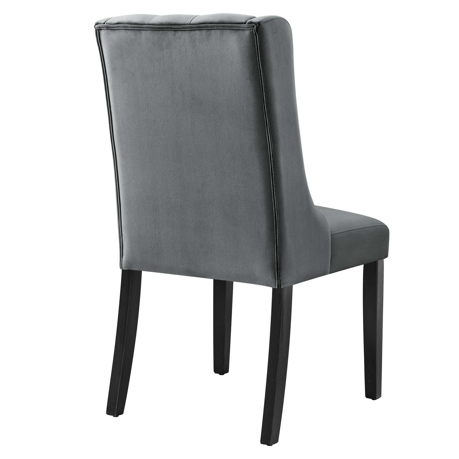 Baronet Performance Velvet Dining Chairs Set of 2 by Modway