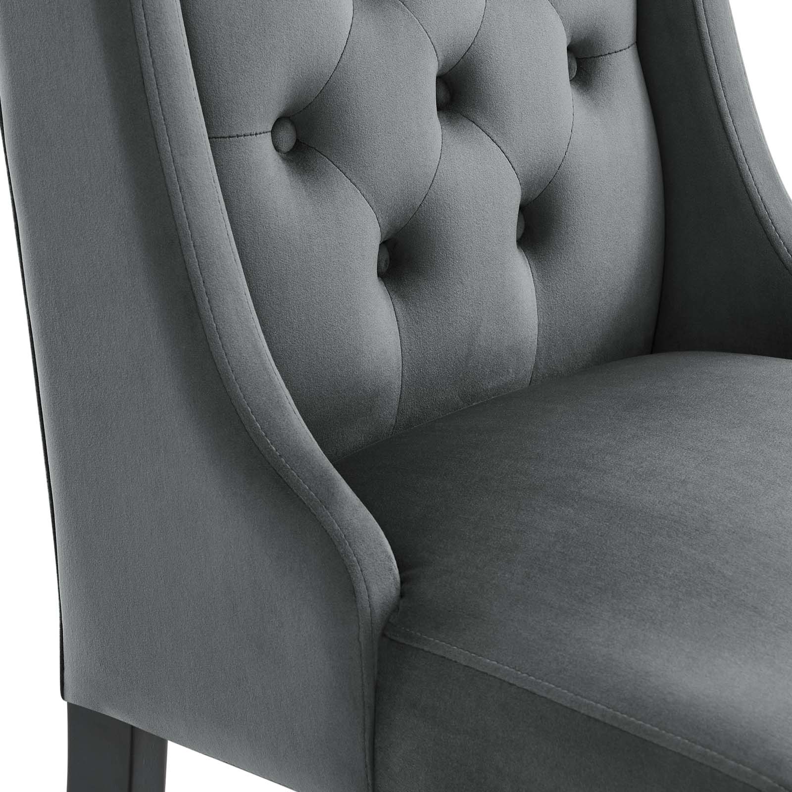 Baronet Performance Velvet Dining Chairs Set of 2 by Modway