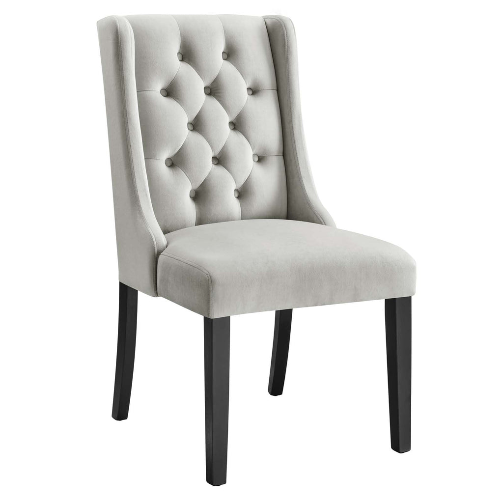 Baronet Performance Velvet Dining Chairs Set of 2 by Modway