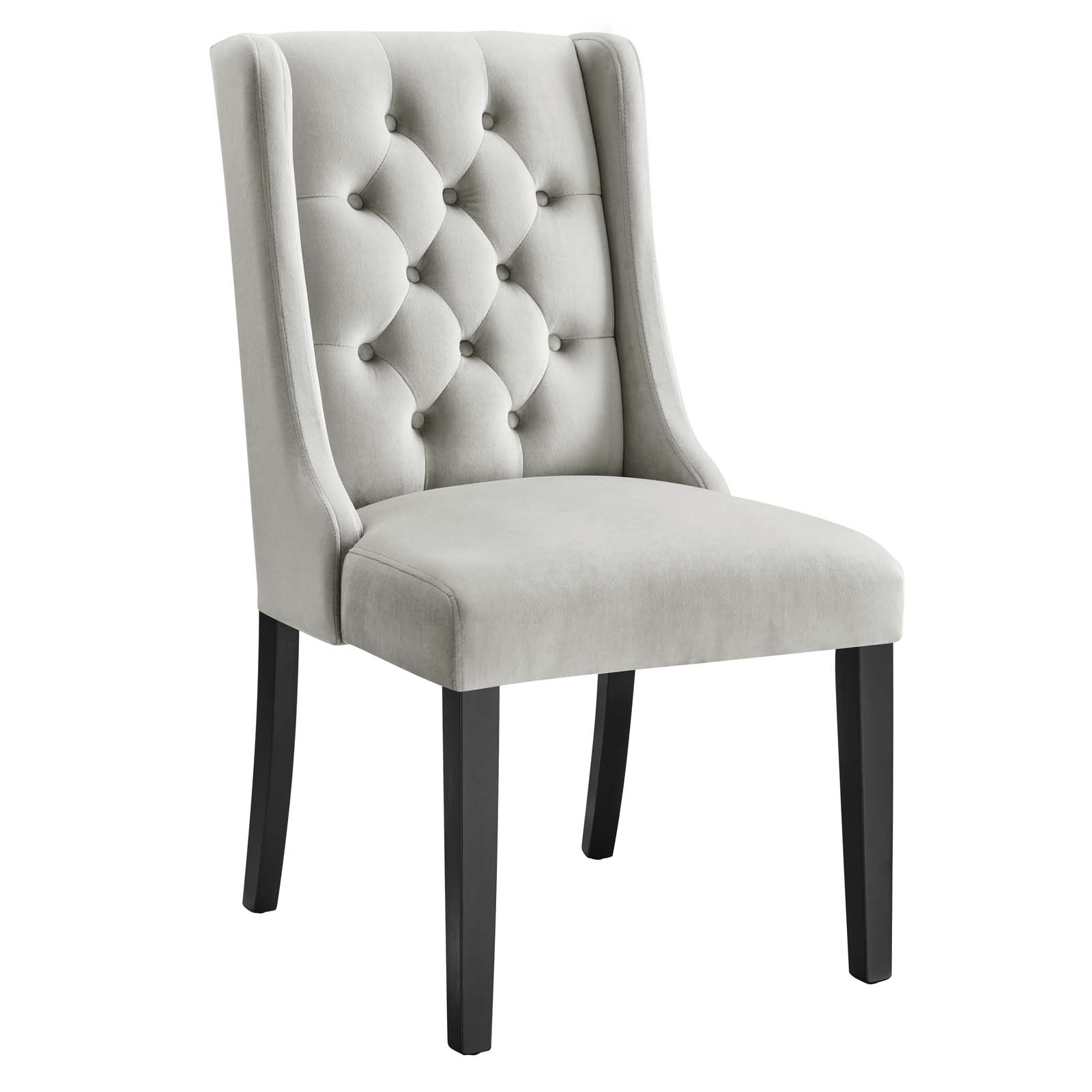 Baronet Performance Velvet Dining Chairs Set of 2 by Modway