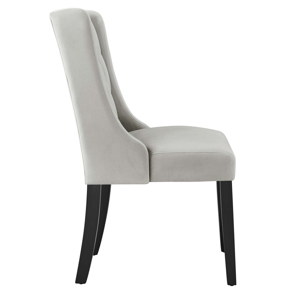 Baronet Performance Velvet Dining Chairs Set of 2 by Modway