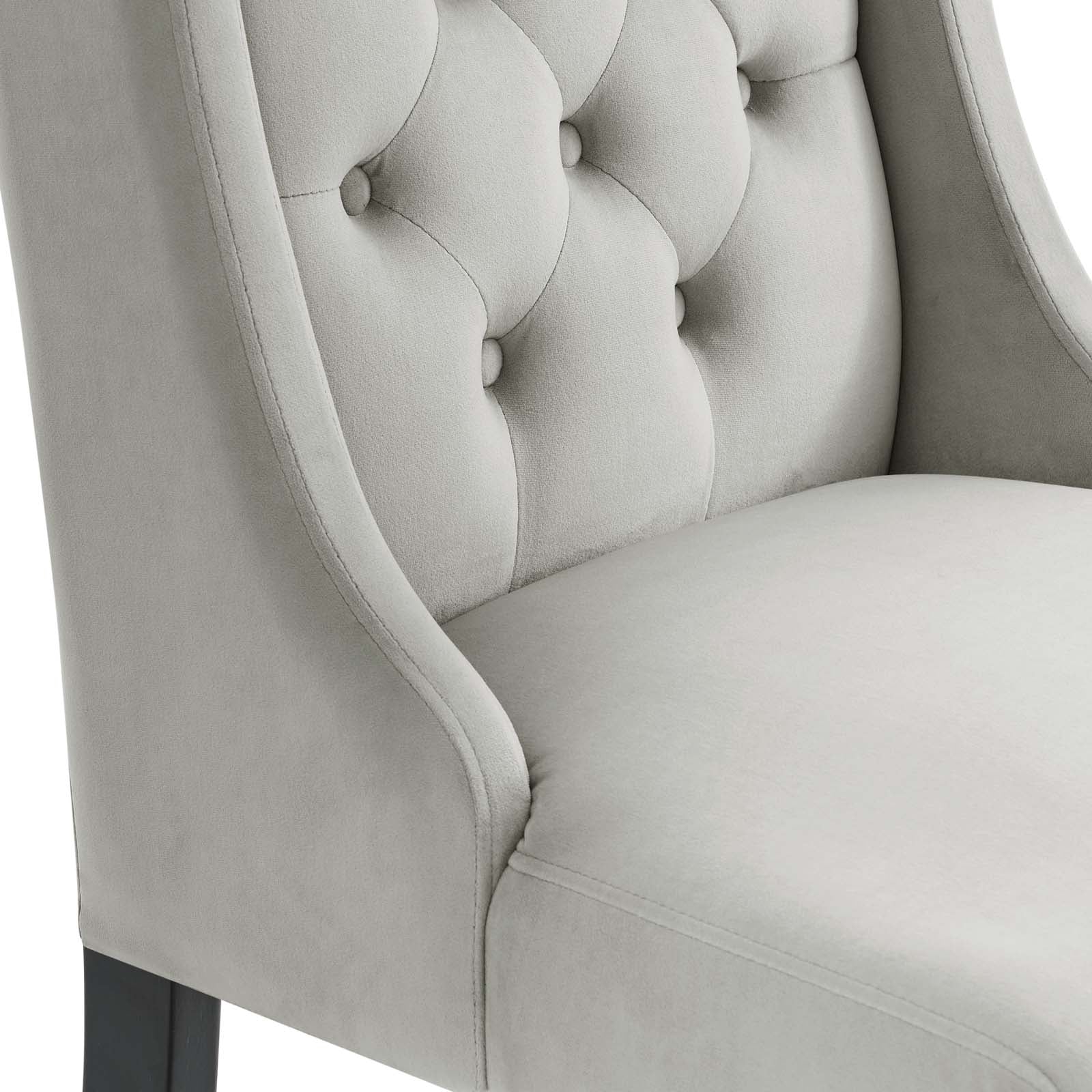 Baronet Performance Velvet Dining Chairs Set of 2 by Modway