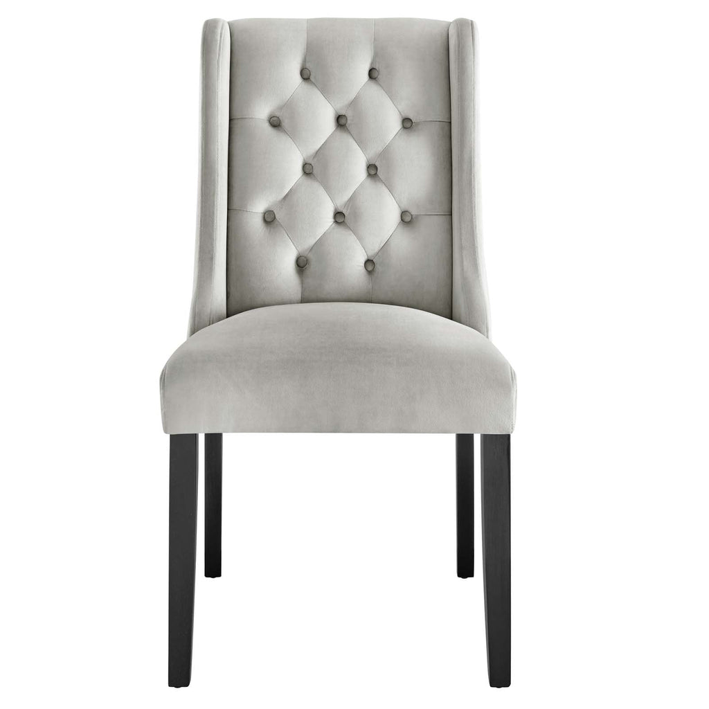 Baronet Performance Velvet Dining Chairs Set of 2 by Modway