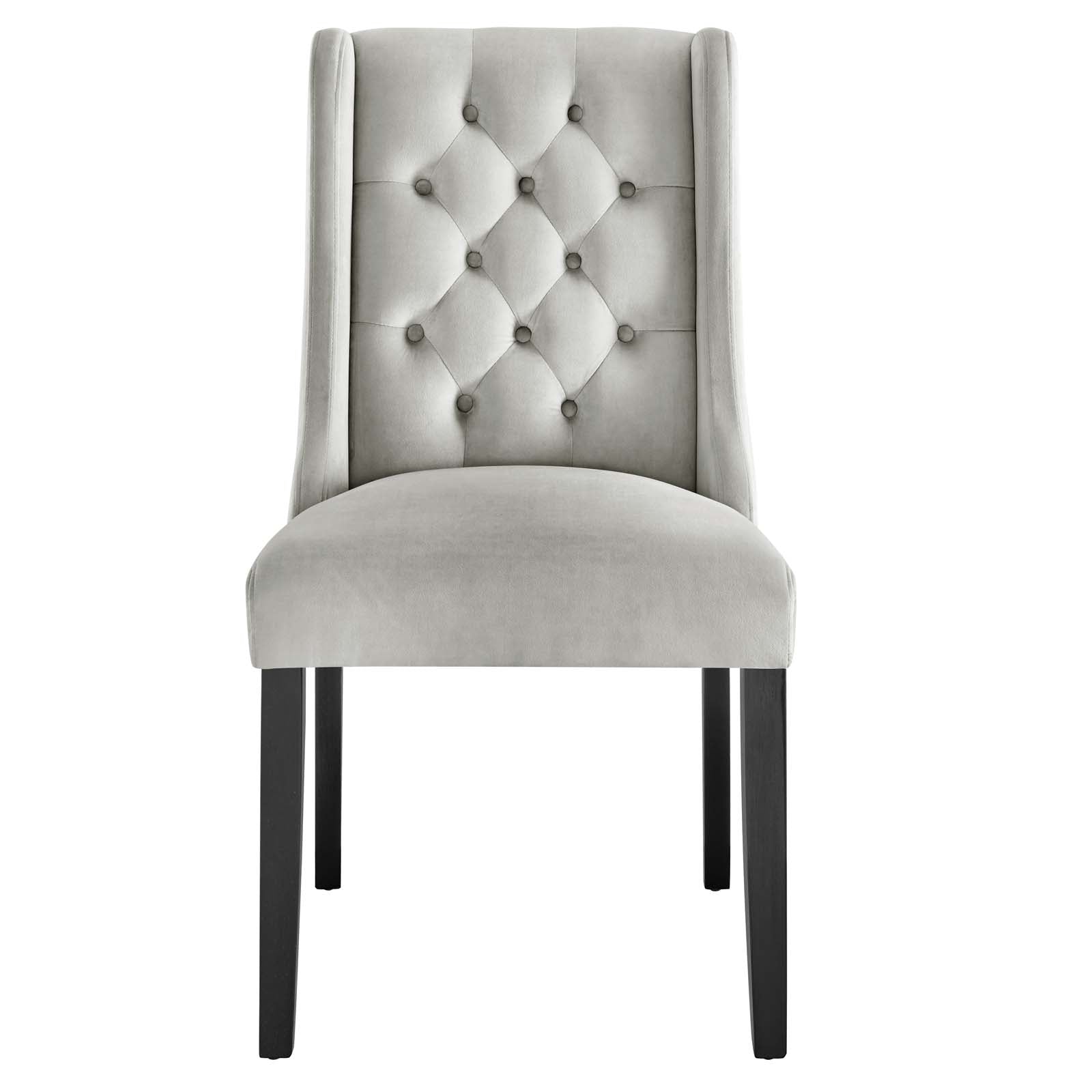 Baronet Performance Velvet Dining Chairs Set of 2 by Modway