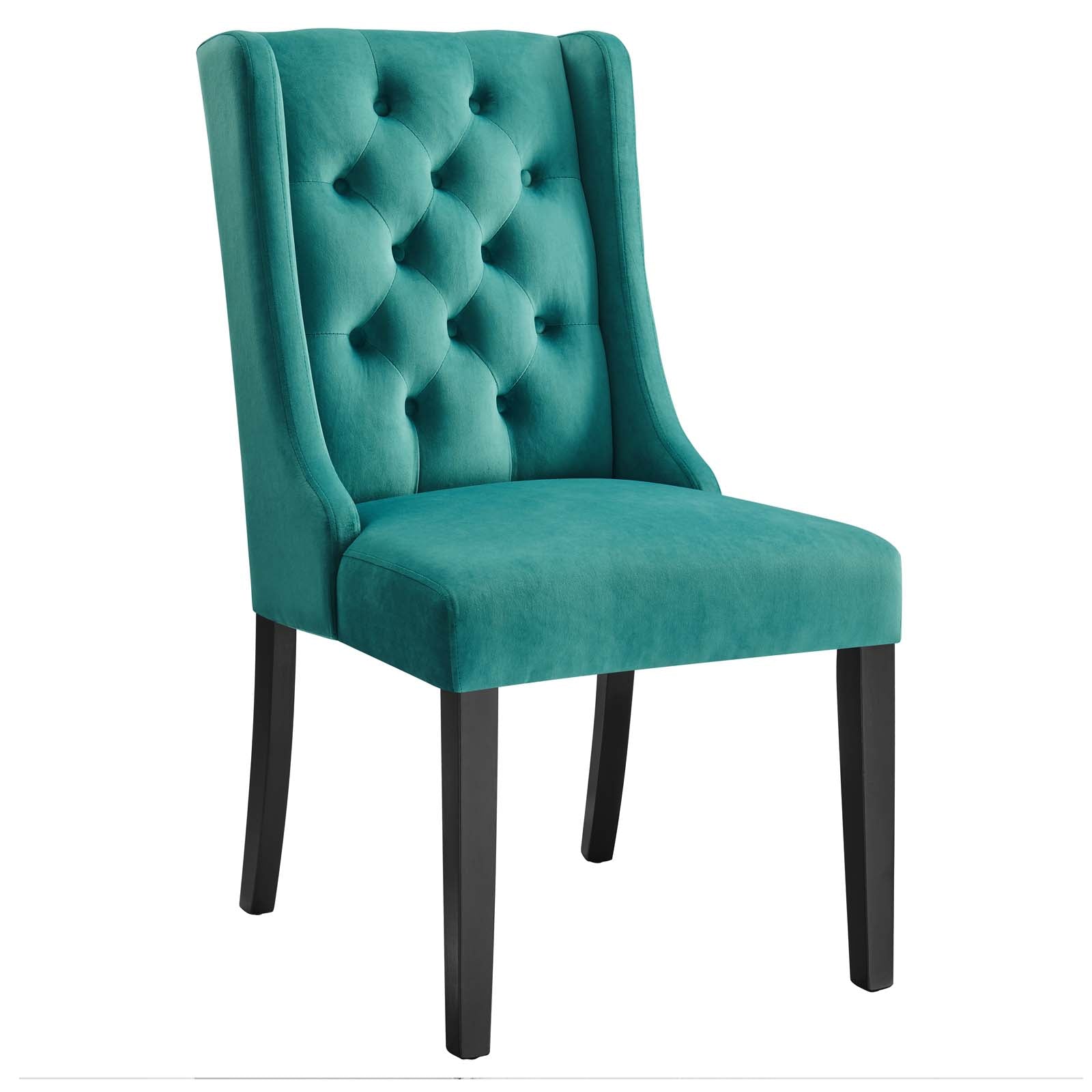 Baronet Performance Velvet Dining Chairs Set of 2 by Modway