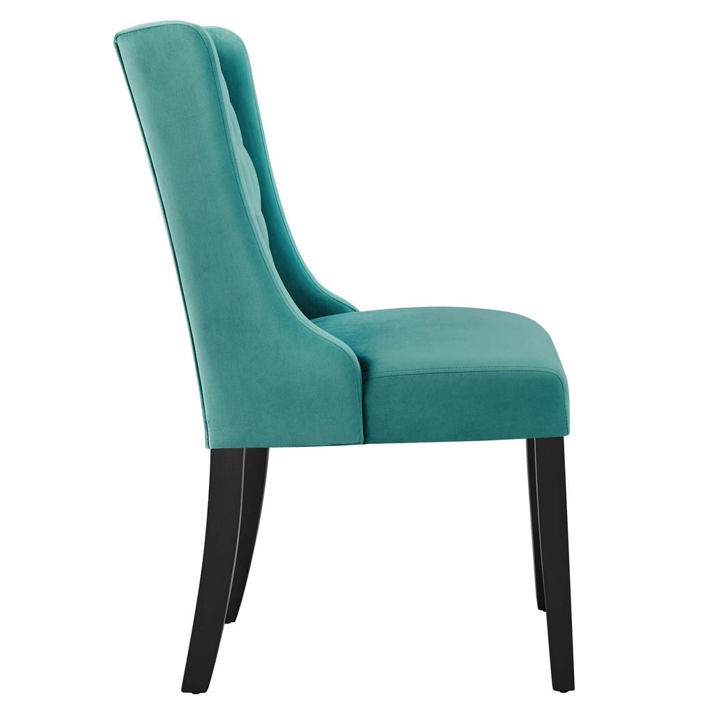 Baronet Performance Velvet Dining Chairs Set of 2 by Modway