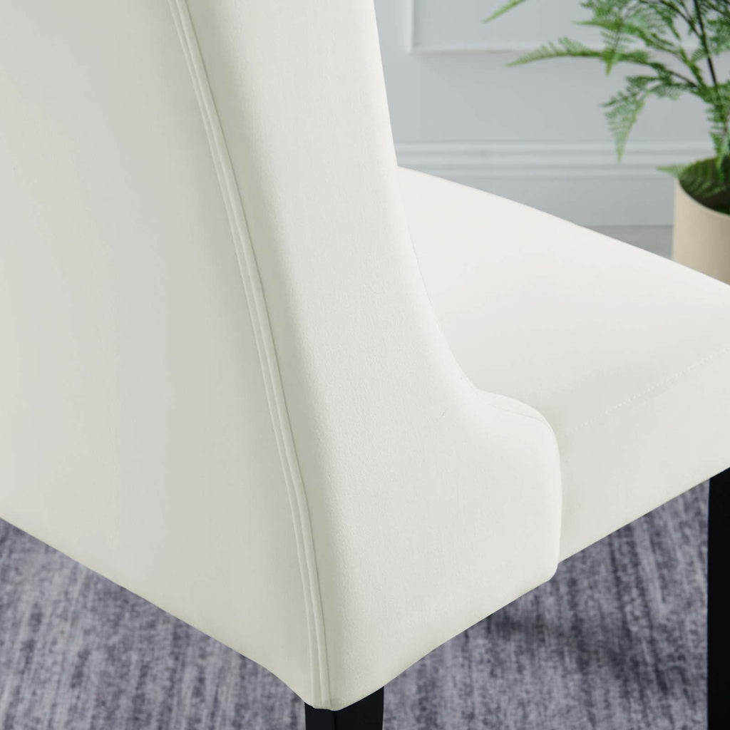 Baronet Performance Velvet Dining Chairs Set of 2 by Modway