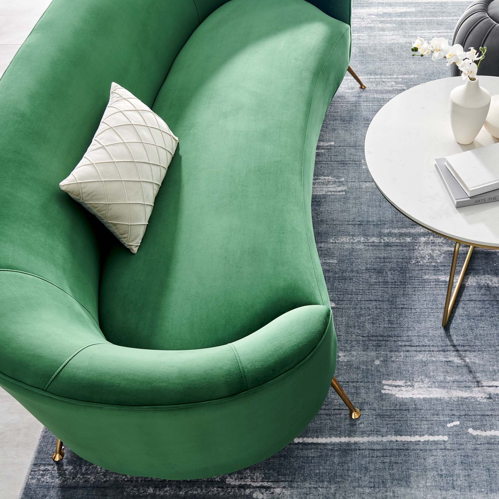 Marchesa Upholstered Performance Velvet Sofa by Modway